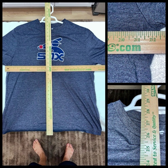 Fanatics ⚾️ W-SOX, Chicago, XL, Like New, Go WhiteSox, Heather, Blue, Gray, - Picture 14 of 16